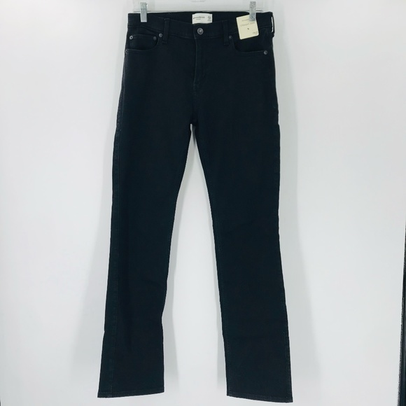 Abercrombie Kids Straight Leg Jeans Black Size 16 - Picture 1 of 8